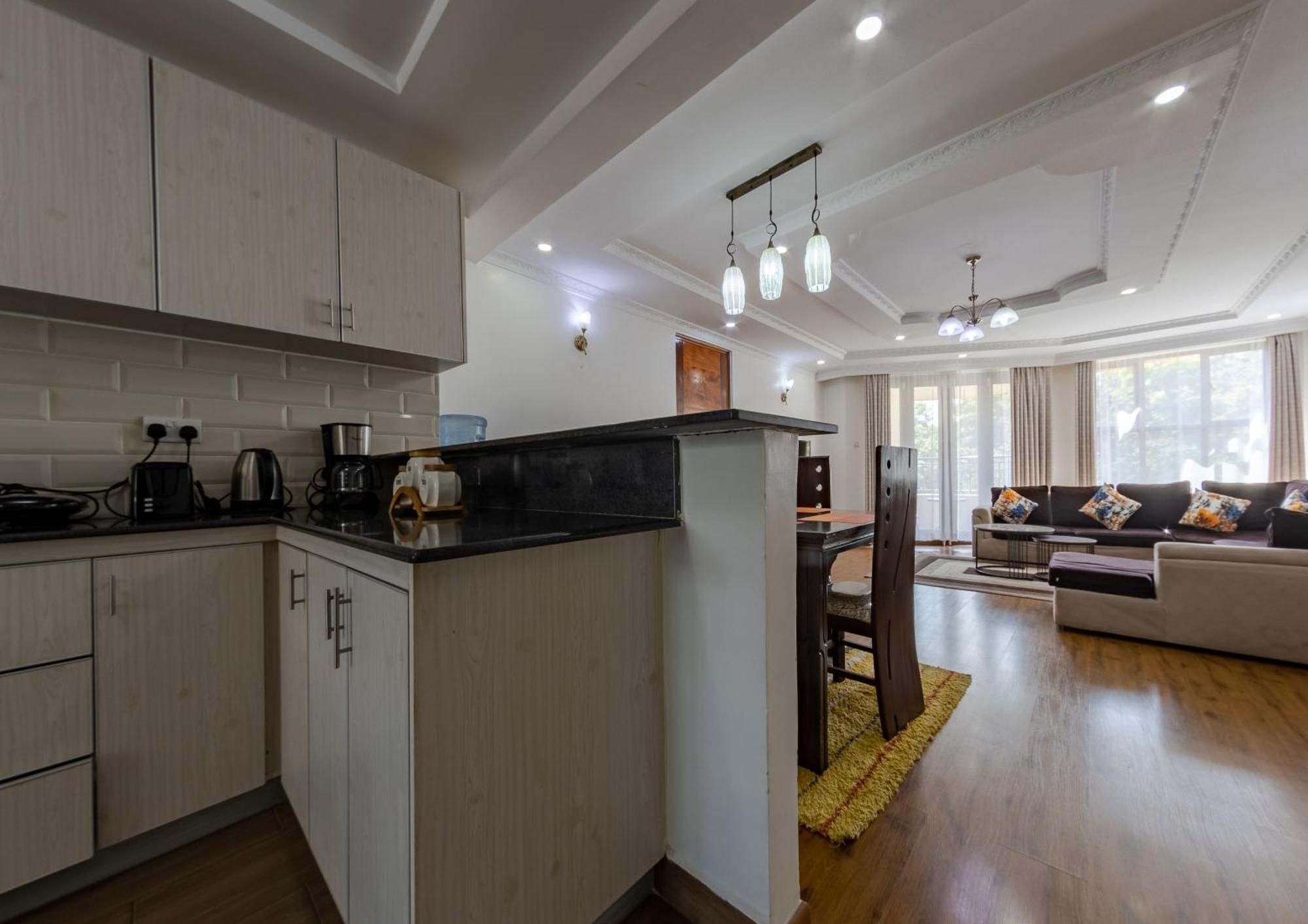 Erica Residences - Riverside Найроби Экстерьер фото